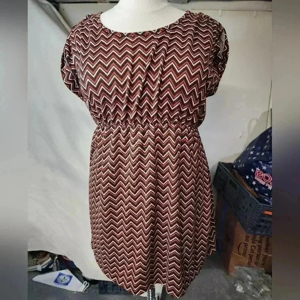 Delirious Los Angeles Sleeveless Dress women’s Size 2X Striped